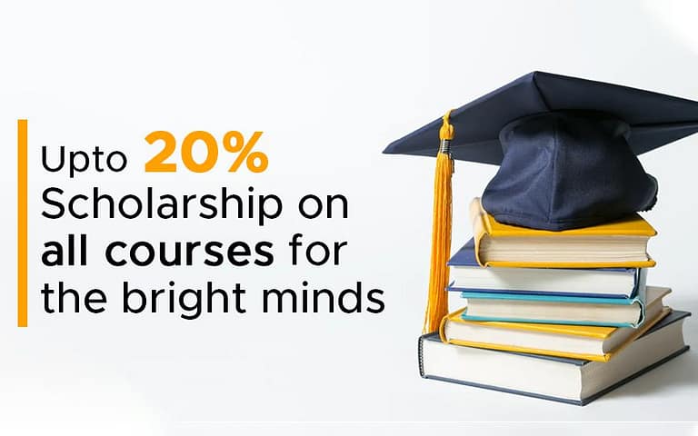 Up to 20% off on all courses for bright minds and merit-based